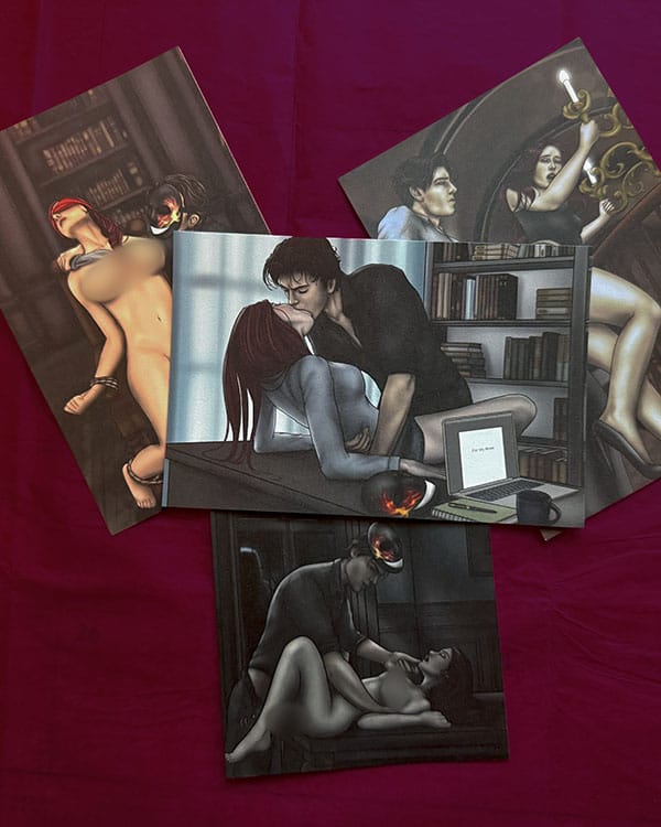 Saint and Sinner Duet NSFW character art prints